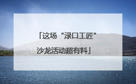这场“渌口工匠”沙龙活动超有料