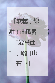 软糯，绵甜！南瓜界 “爱马仕”，峪口也有→