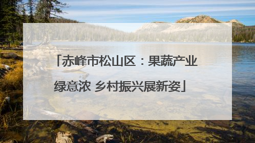 赤峰市松山区：果蔬产业绿意浓 乡村振兴展新姿