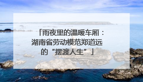 雨夜里的温暖车厢：湖南省劳动模范郑道远的“摆渡人生”