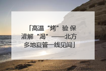 高温“烤”验 保灌解“渴”——北方多地夏管一线见闻