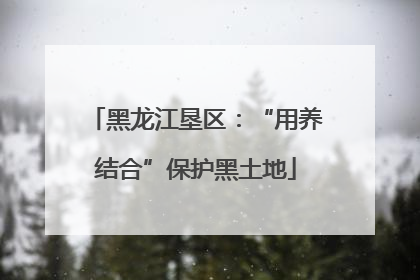 黑龙江垦区：“用养结合”保护黑土地