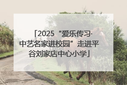 2025“爱乐传习·中艺名家进校园”走进平谷刘家店中心小学