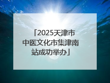 2025天津市中医文化市集津南站成功举办
