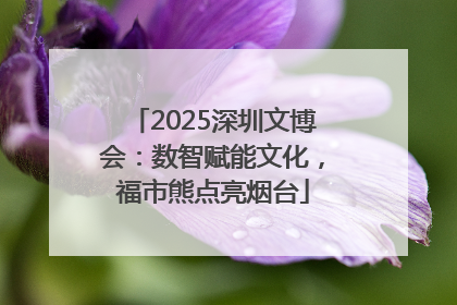 2025深圳文博会：数智赋能文化，福市熊点亮烟台
